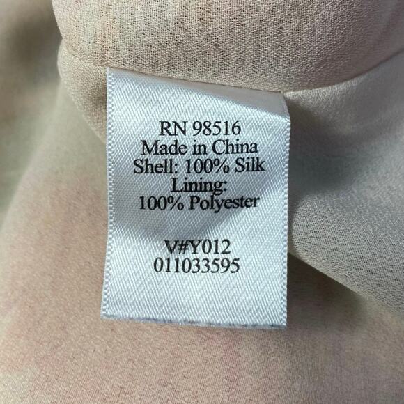 Coldwater Creek Silk Multicolor 3/4 Sleeve Blouse Womens Size PS Boho - Picture 8 of 10